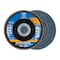 Pferd 5" x 7/8" A.H. POLIFAN Flap Disc - Z PSF EXTRA STEELOX, Zirconia, 40 Grit, Flat 60465 - alternate 1